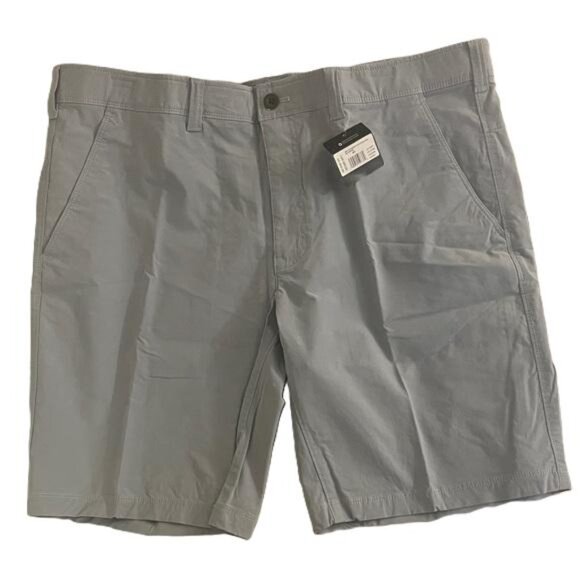 Eddie Bauer Men's Voyager Flex 10 Chino Shorts, Blue Smoke, Size 40 - Picture 1 of 6